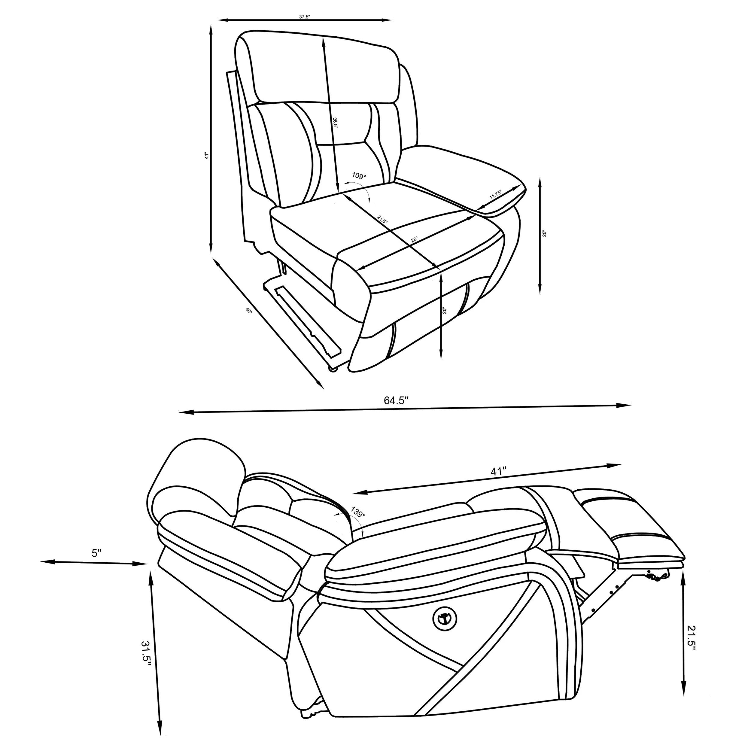 Higgins Reclining Sectionals
