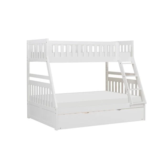 B2053TFW-1R - (4) Twin/Full Bunk Bed with Twin Trundle