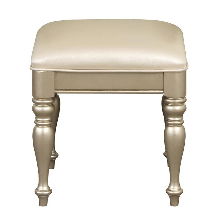 Antoinetta Vanity Stool in Champagne Wood 1919NC-14