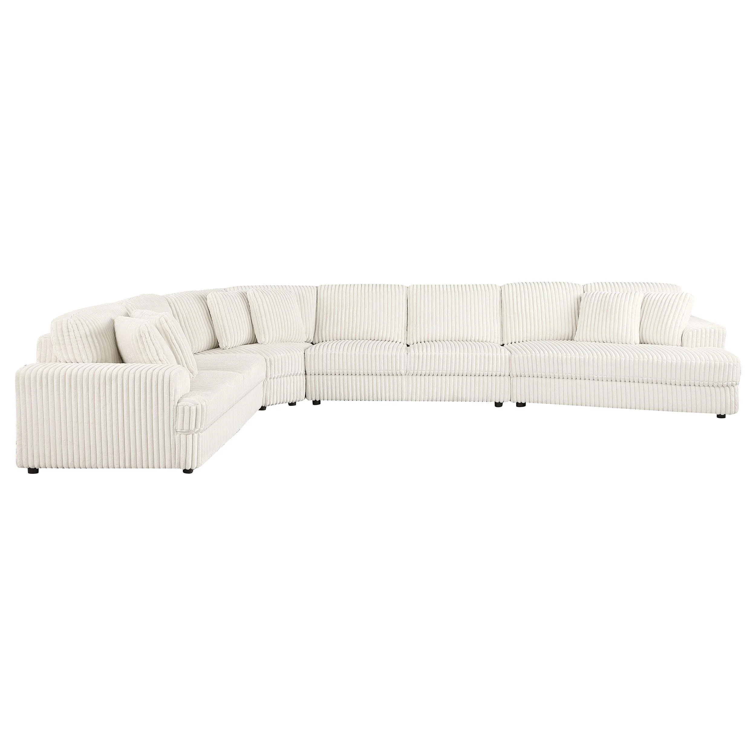 Emberson Upholstered Modular Sectional Sofa Ivory