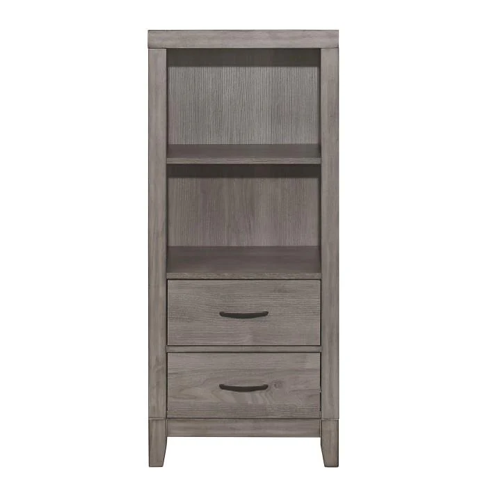Woodrow Pier/Tower Nightstand in Gray 2042NB-10