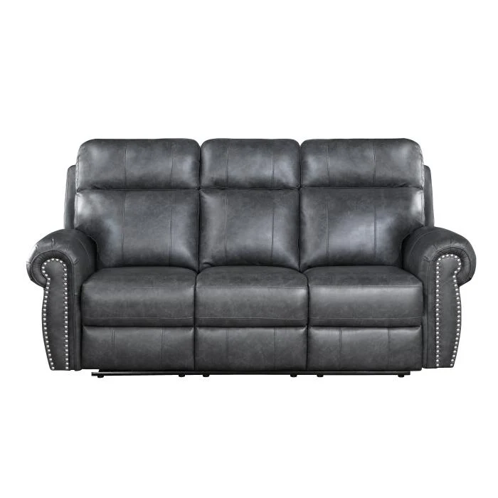 9488GY-3PW - Power Double Reclining Sofa