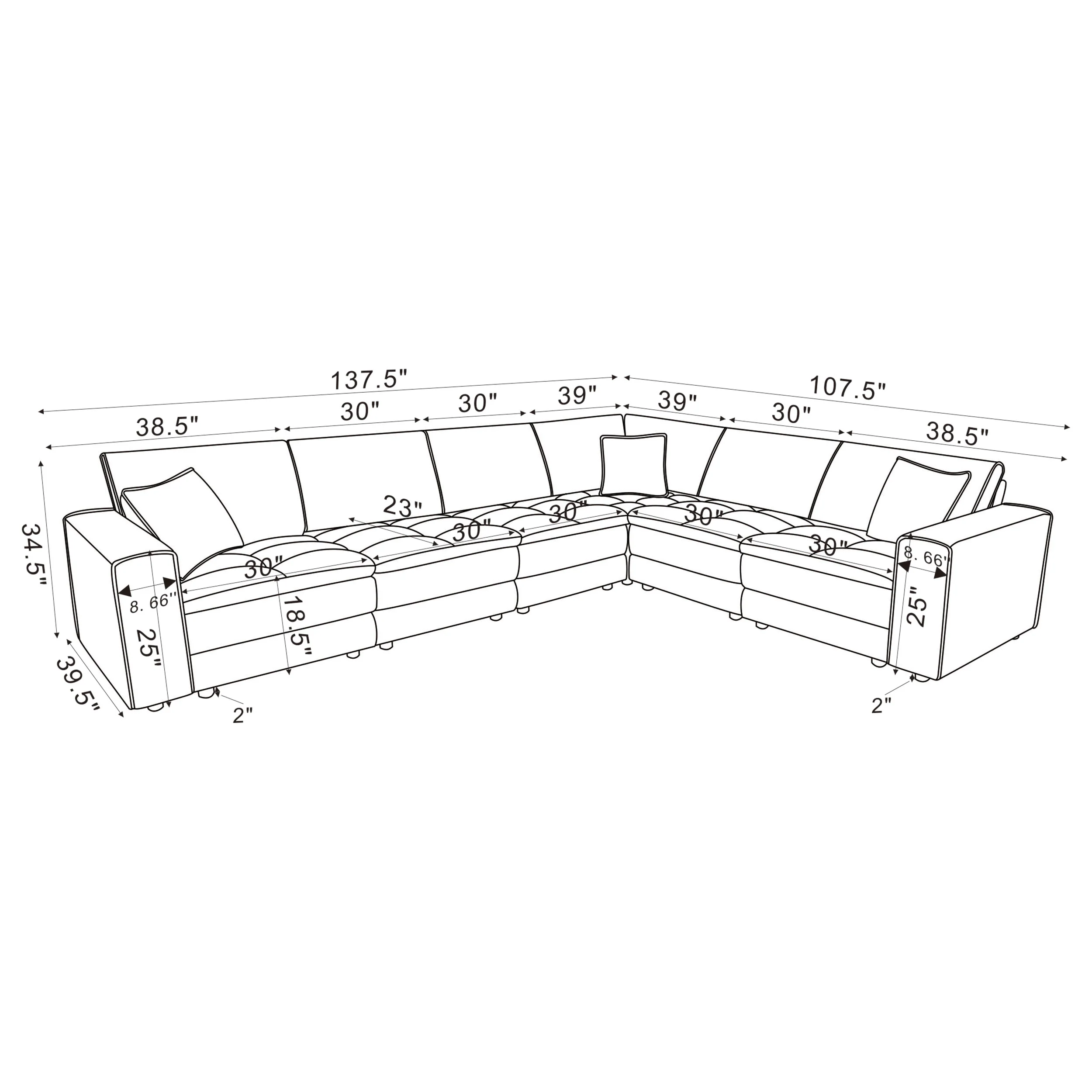Atlantic Modular Sectionals