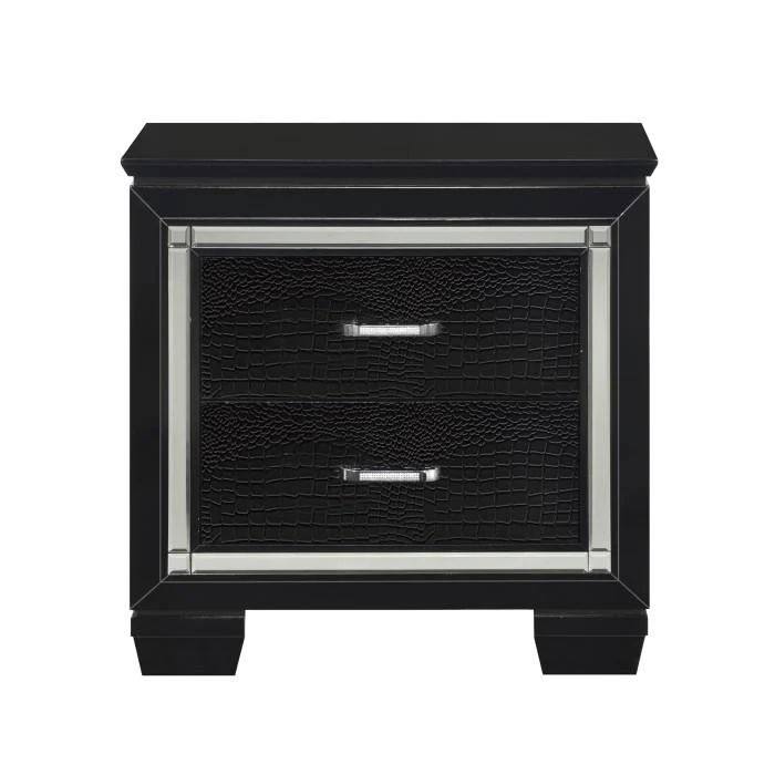 Allura Nightstand in Black 1916BK-4