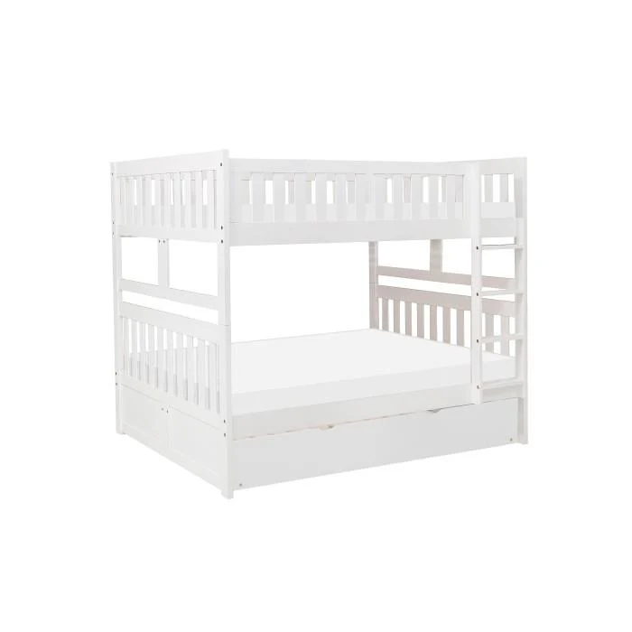 B2053FFW-1R - (4) Full/Full Bunk Bed with Twin Trundle