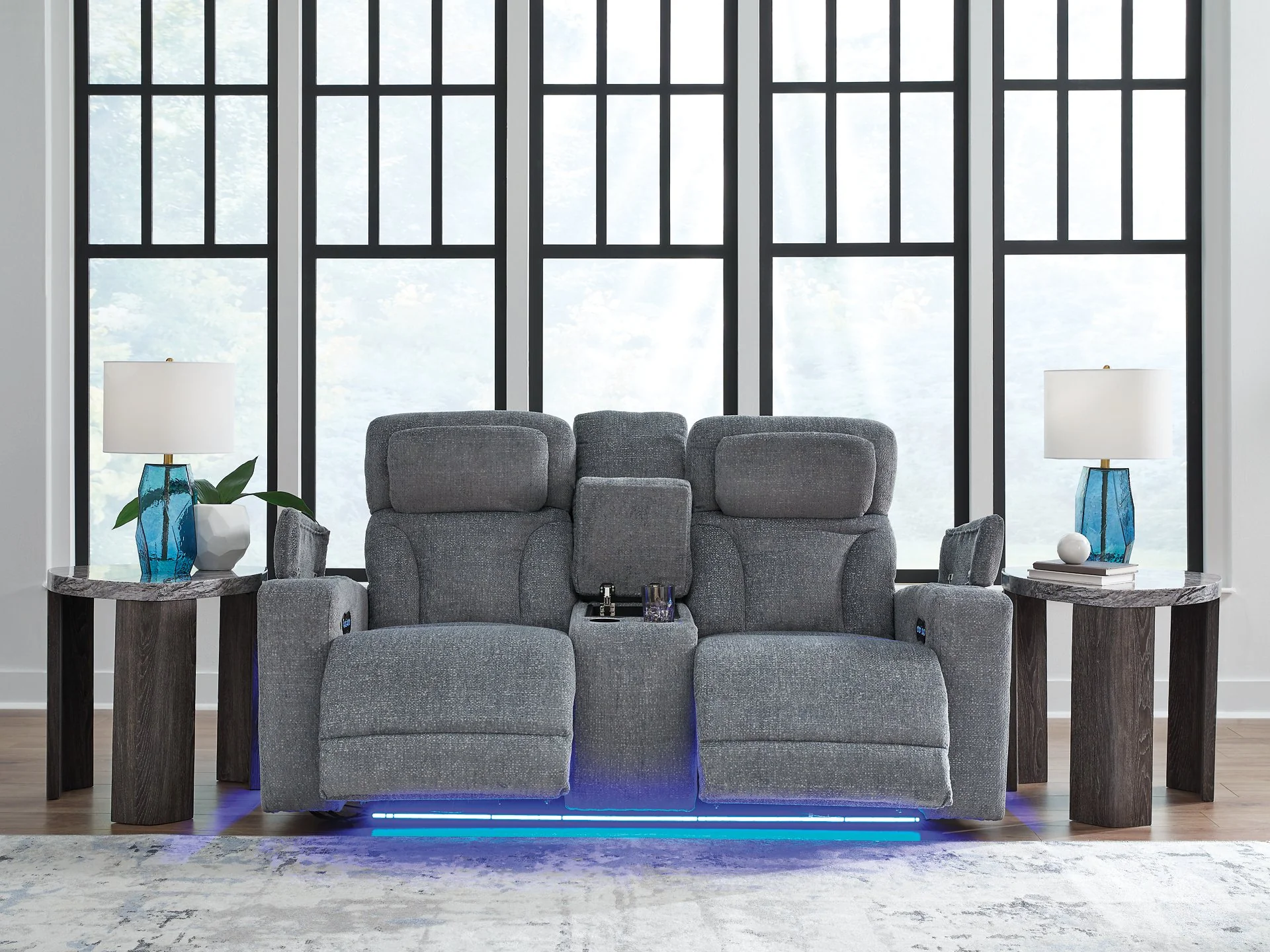 Studio Cave Power Reclining Loveseat with Console