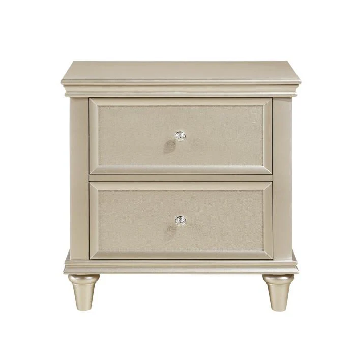 Celandine 2 Drawer Nightstand in Silver 1928-4