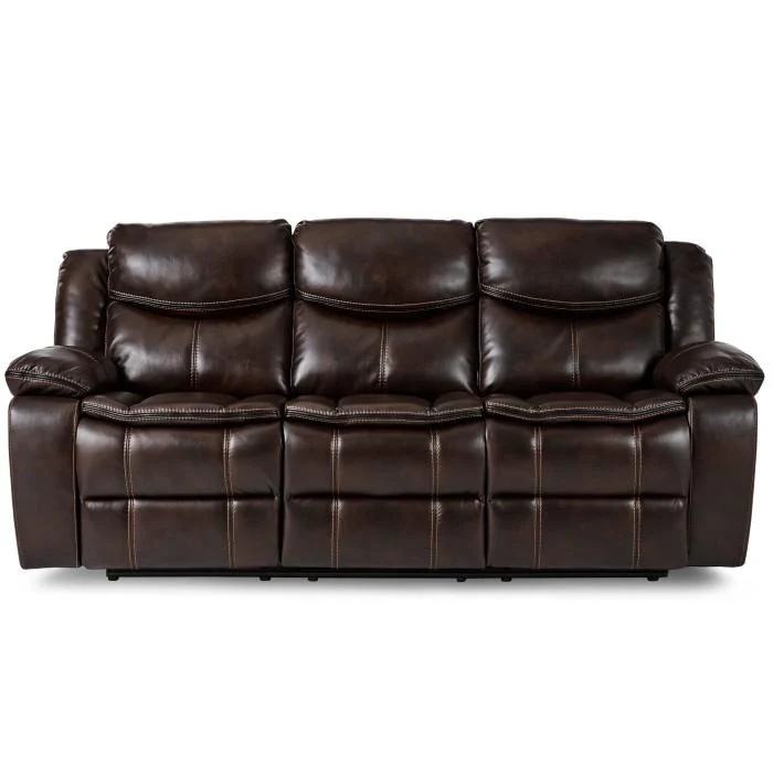 Bastrop Double Reclining Sofa in Brown 8230BRW-3