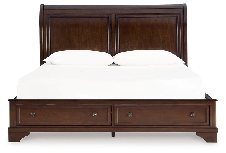 Trellington Sleigh Storage Bed