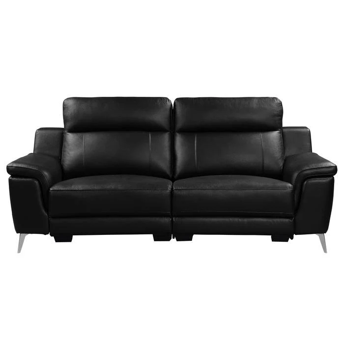 9360BLK-3PW - (2)Power Double Reclining Sofa