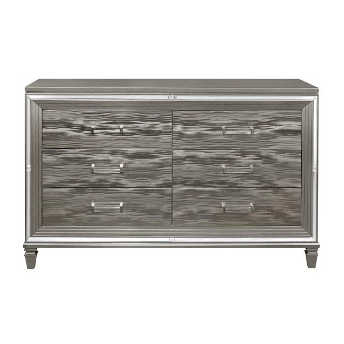 Tamsin Dresser in Silver Grey Metallic 1616-5