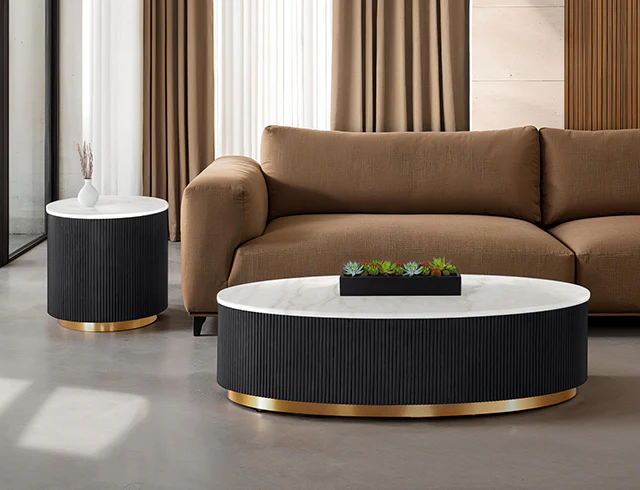 Virden Oval Cocktail Table