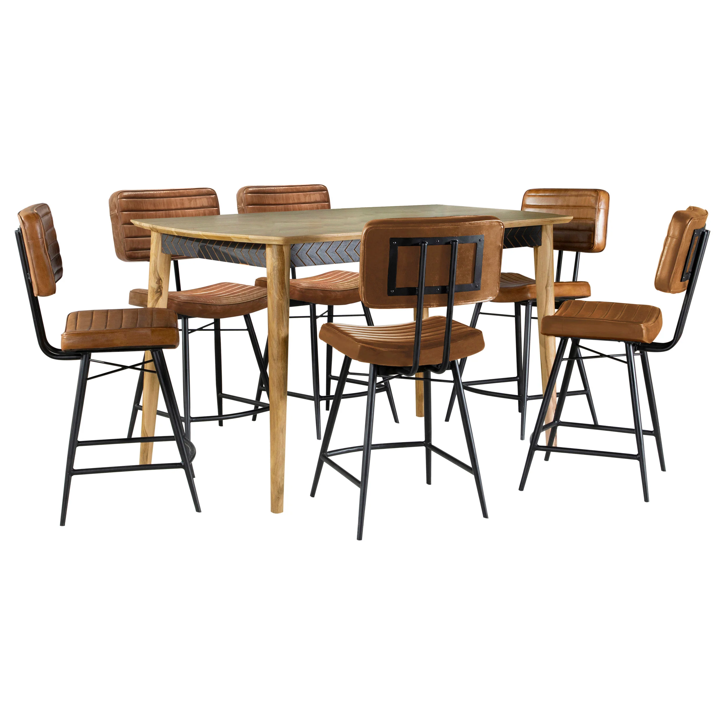 Partridge 7 Pc Counter Height Dining Set