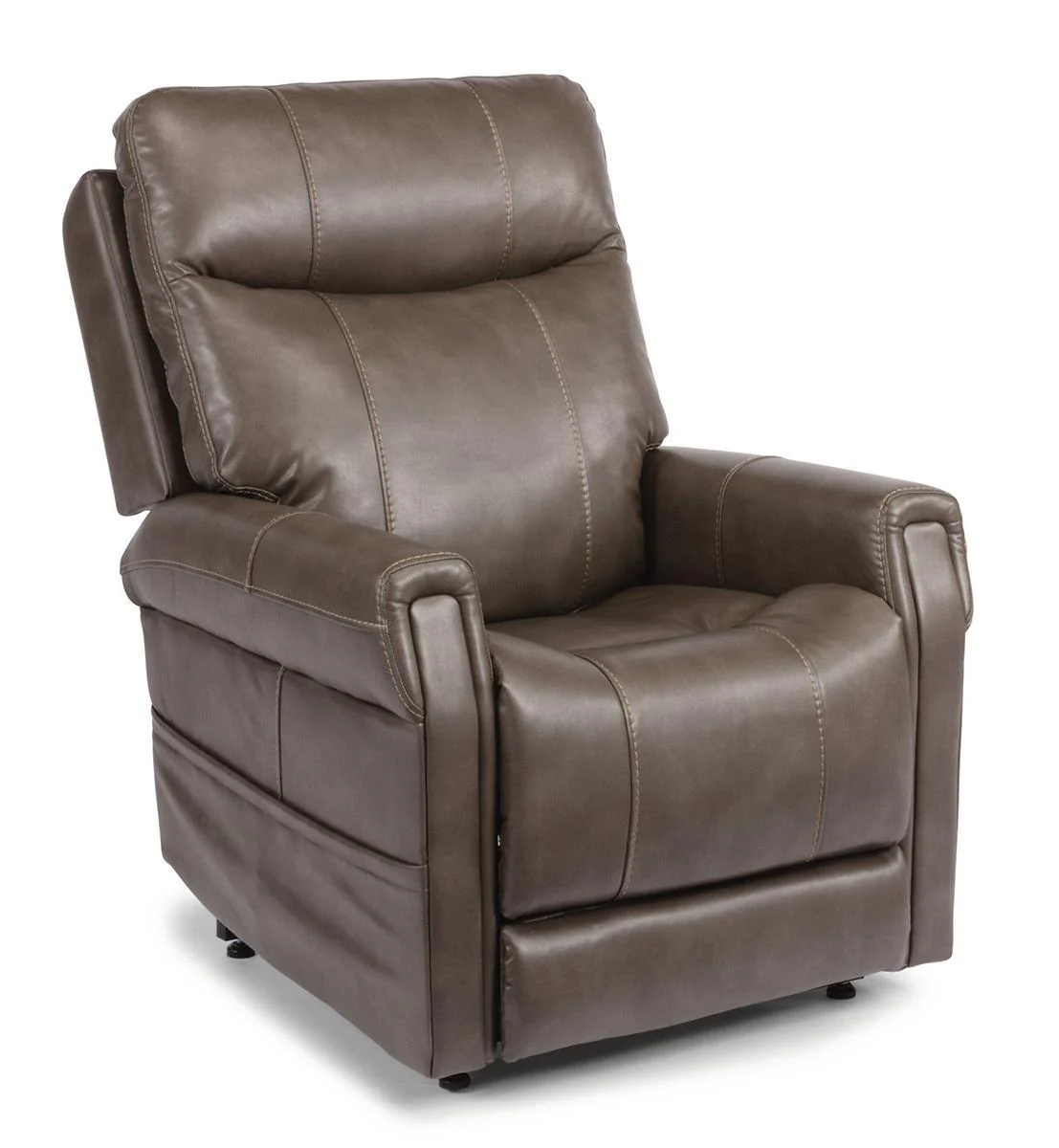 Flexsteel Jenkins Power Lift Recliner with Power Headrest and Lumbar