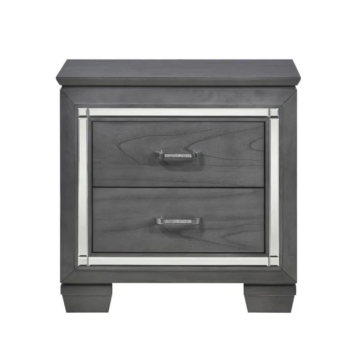 Allura Nightstand in Gray 1916GY-4