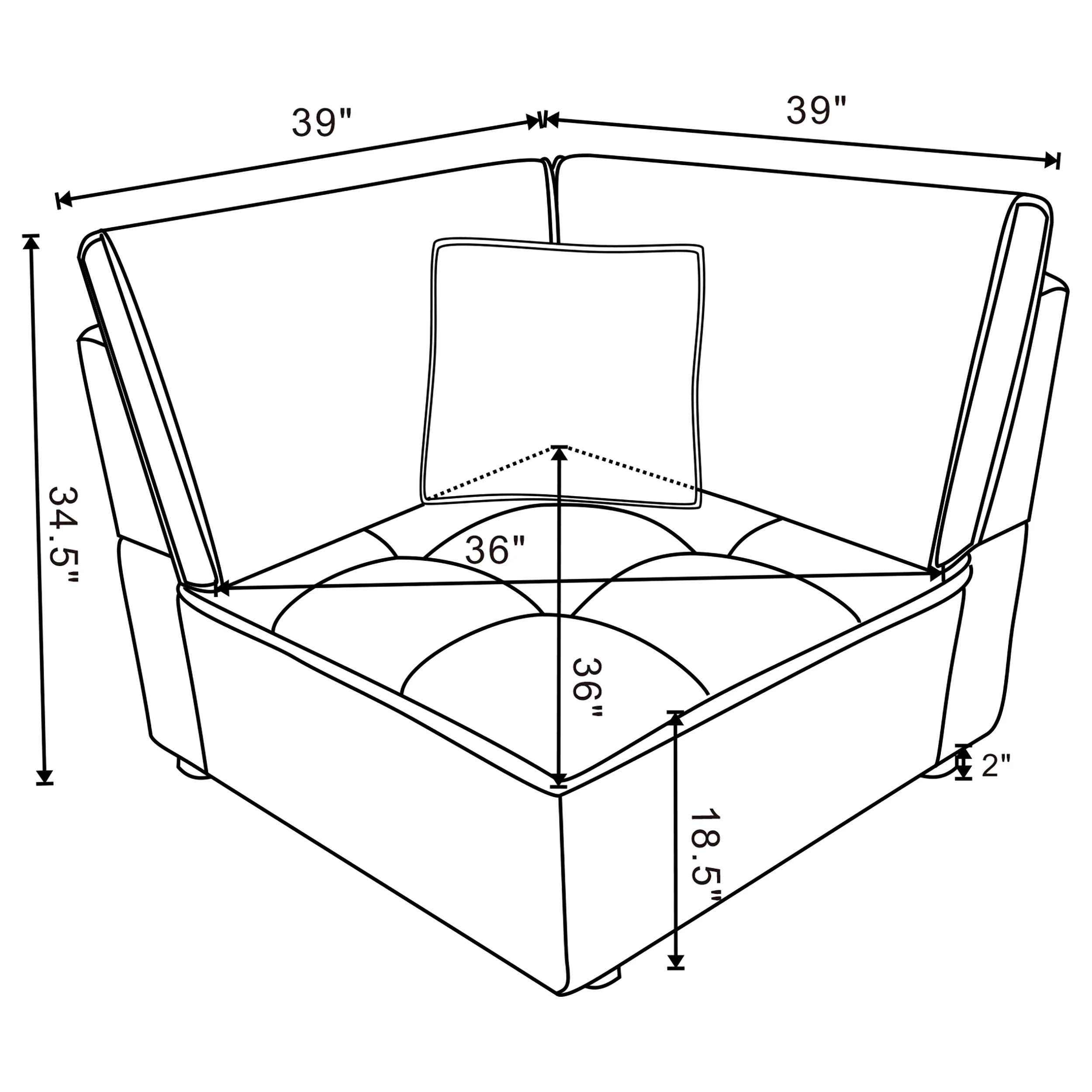 Atlantic Blue Sectionals