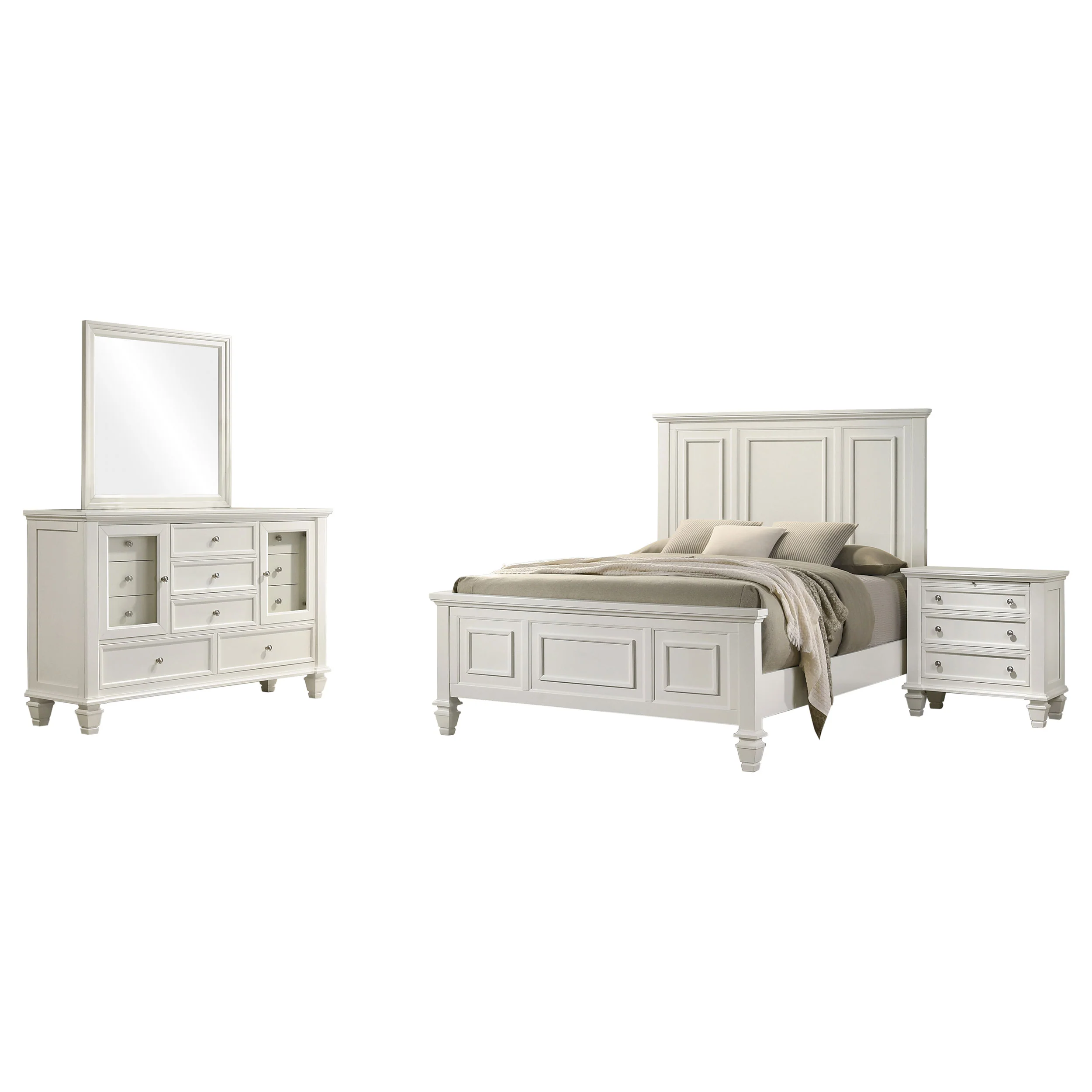 Sandy Beach 4 Pc Bedroom Set
