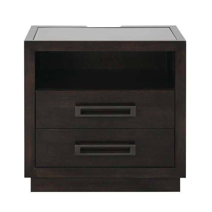 Larchmont Nightstand in Charcoal 5424-4