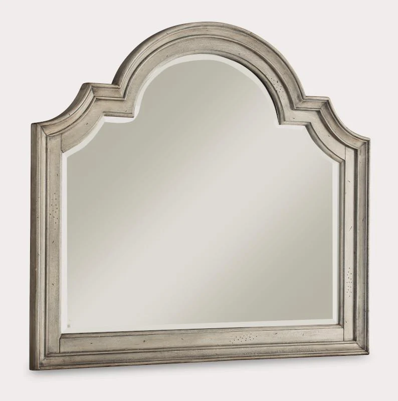 Flexsteel Wynwood Plymouth Mirror in Whitewash Wood