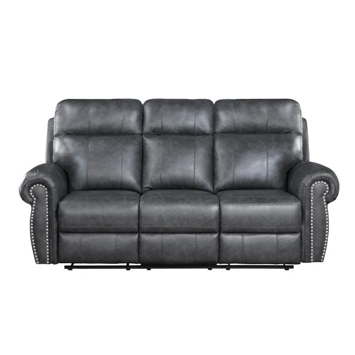 9488GY-3 - Double Reclining Sofa