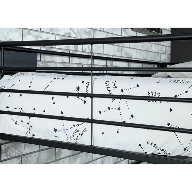 Olga I Antique Black Full/Full Bunk Bed