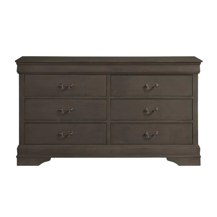 Mayville 6 Drawer Dresser in Gray 2147SG-5