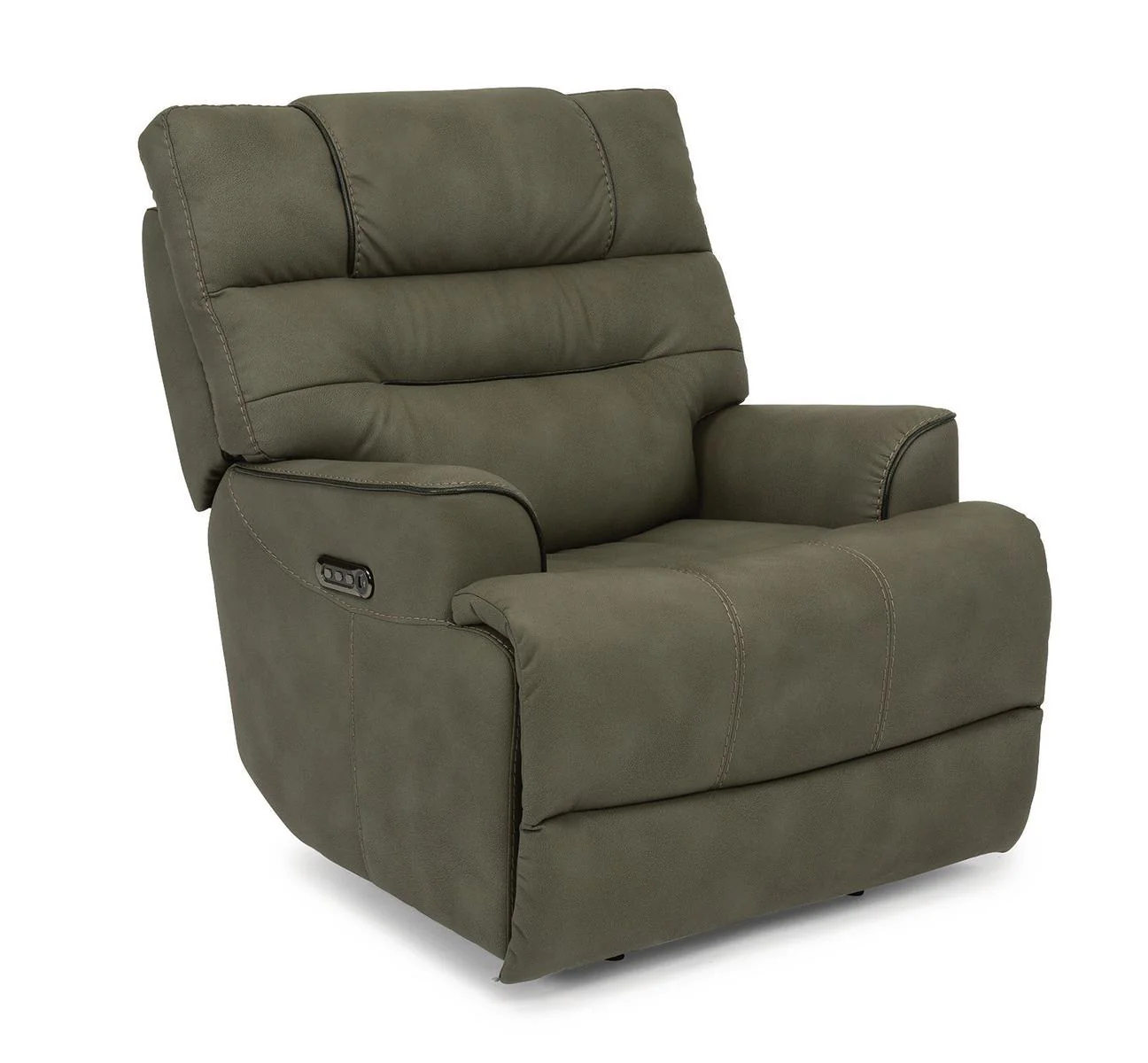 Flexsteel Brian Power Recliner with Power Headrest and Lumbar
