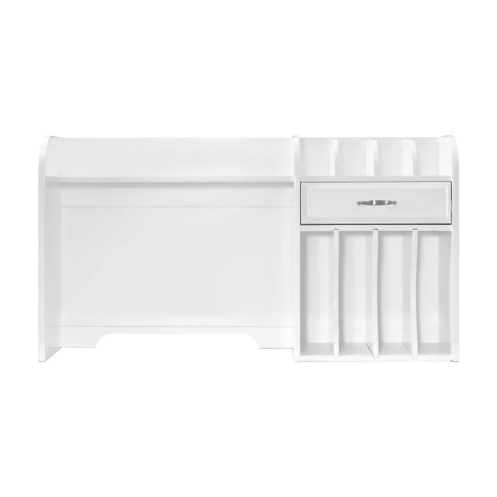 4522WH4 - 4pc Corner Desk (Desk+Corner+Credenza+Hutch)