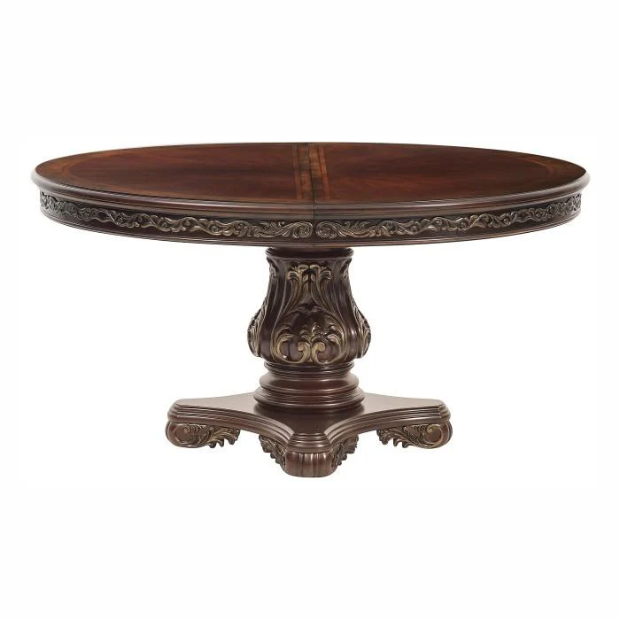 Deryn Park Round Dining Table in Dark Cherry 2243-76
