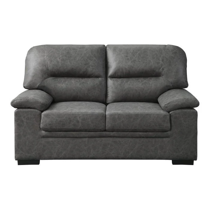 Michigan Loveseat in Dark Gray 9407DG-2