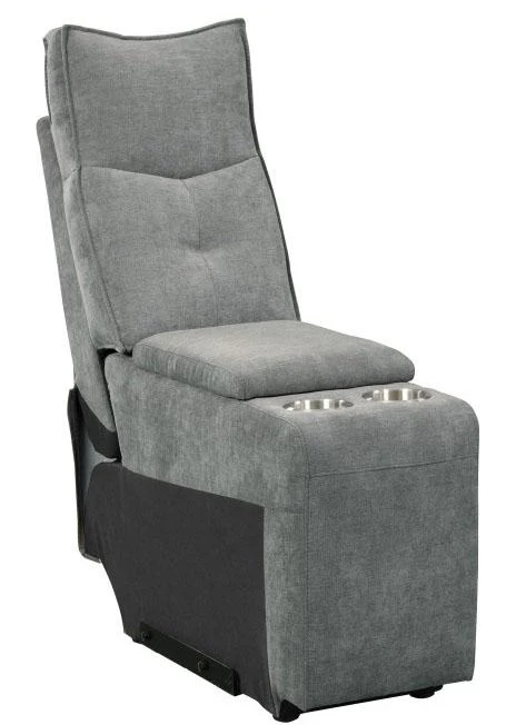 Tesoro Power Double Reclining Loveseat in Dark Gray 9509DG-2CNPWH