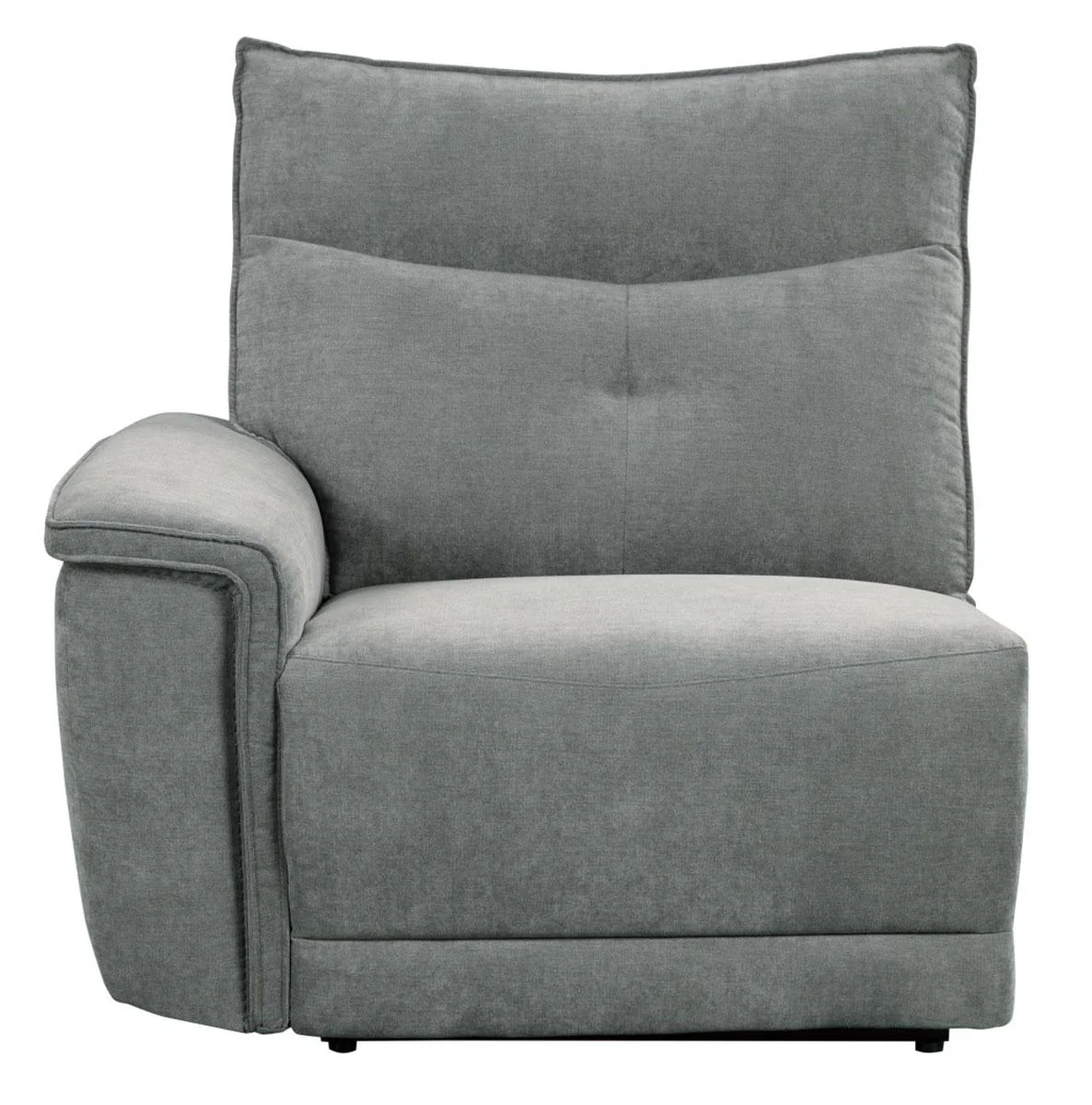 Tesoro Left Side Reclining Chair in Dark Gray 9509DG-LR