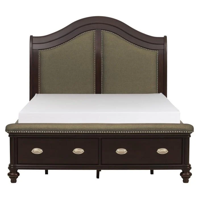 2615KDC-1CK - (3)California King Sleigh Platform Bed