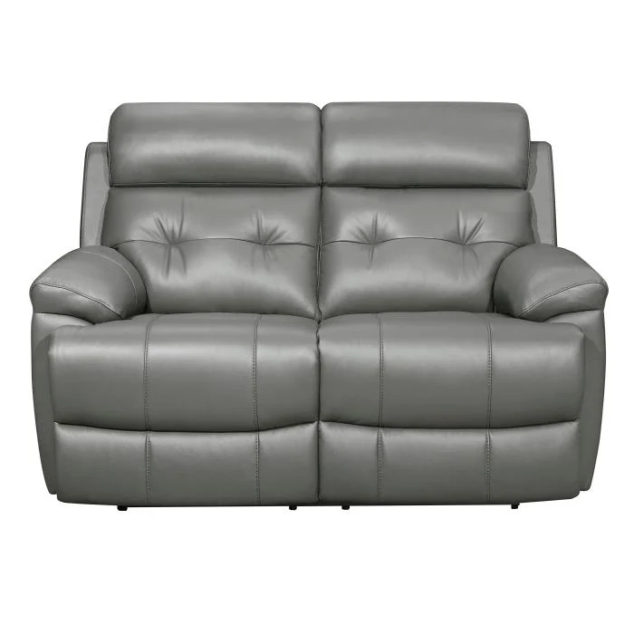 Lambent Double Reclining Loveseat in Gray