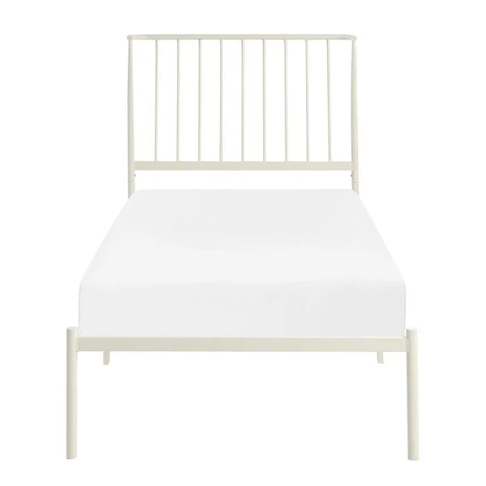 1630WHT-1-Youth Twin Platform Bed