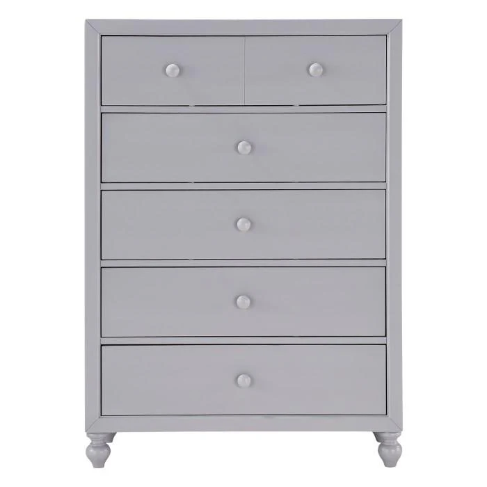 Wellsummer 5 Drawer Chest in Gray 1803GY-9