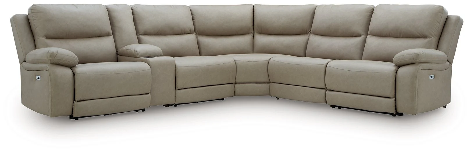 Narwhal Place Reclining Sectional with Storage Console