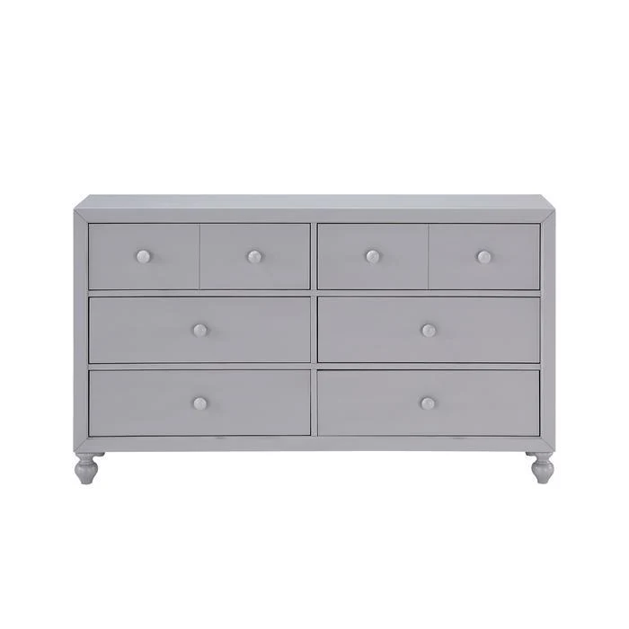 Wellsummer 6 Drawer Dresser in Gray 1803GY-5