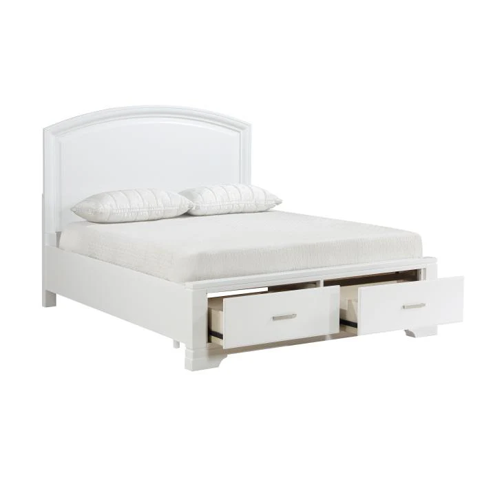 1520WHF-1-Youth (3) Full Platform Bed with Footboard Storage