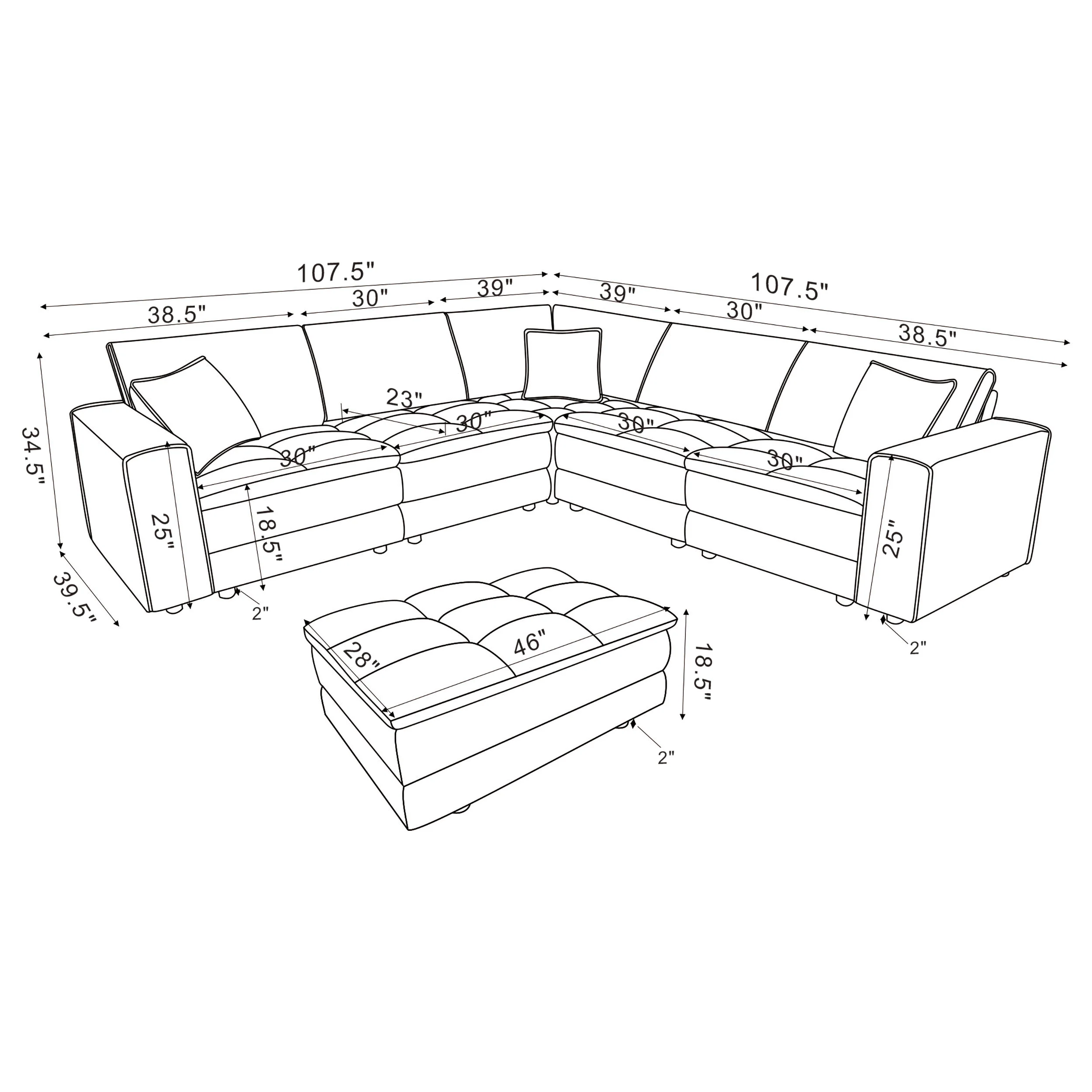 Atlantic Modular Sectionals