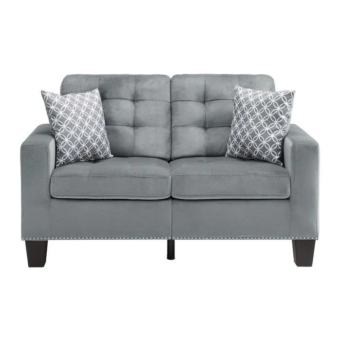Lantana Loveseat in Gray 9957GY-2