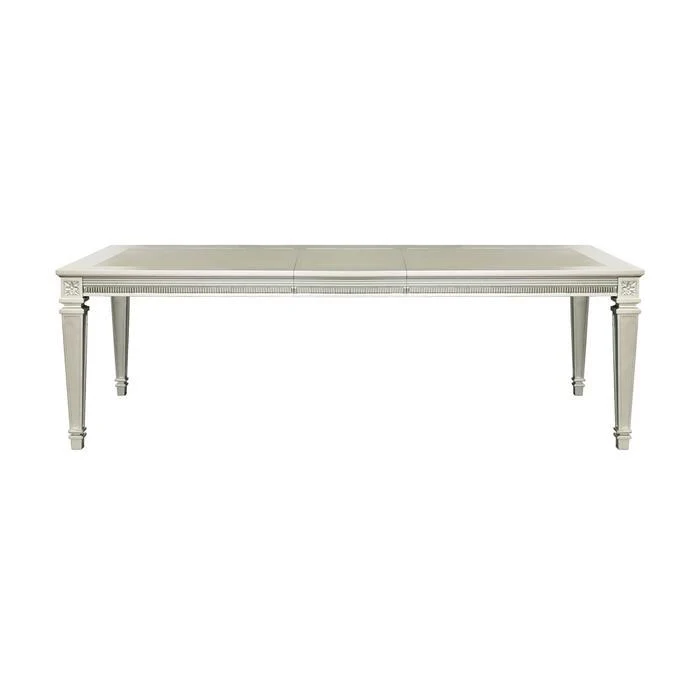 Bevelle Rectangular Dining Table in Silver 1958-96