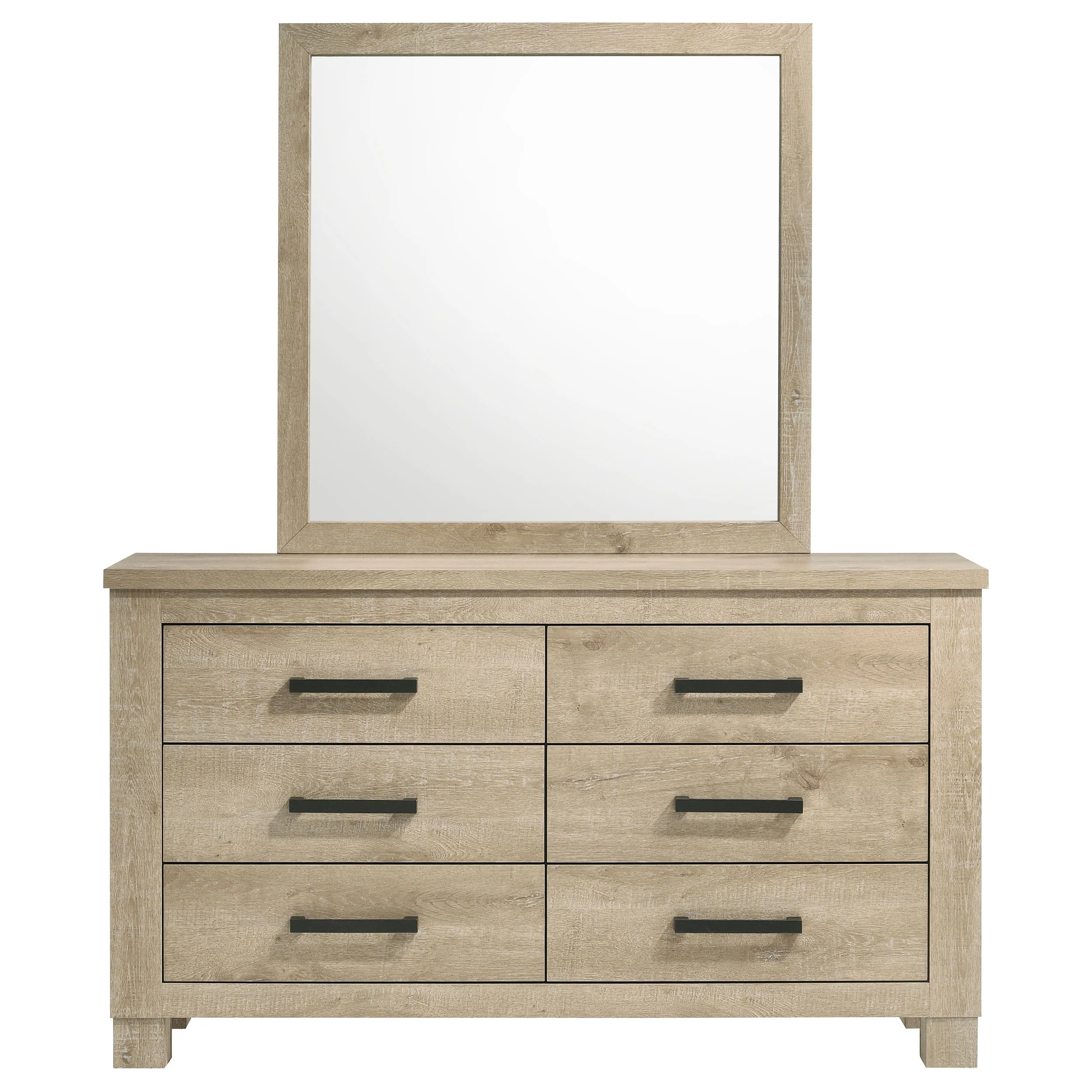 Oakglen Dresser With Mirrors