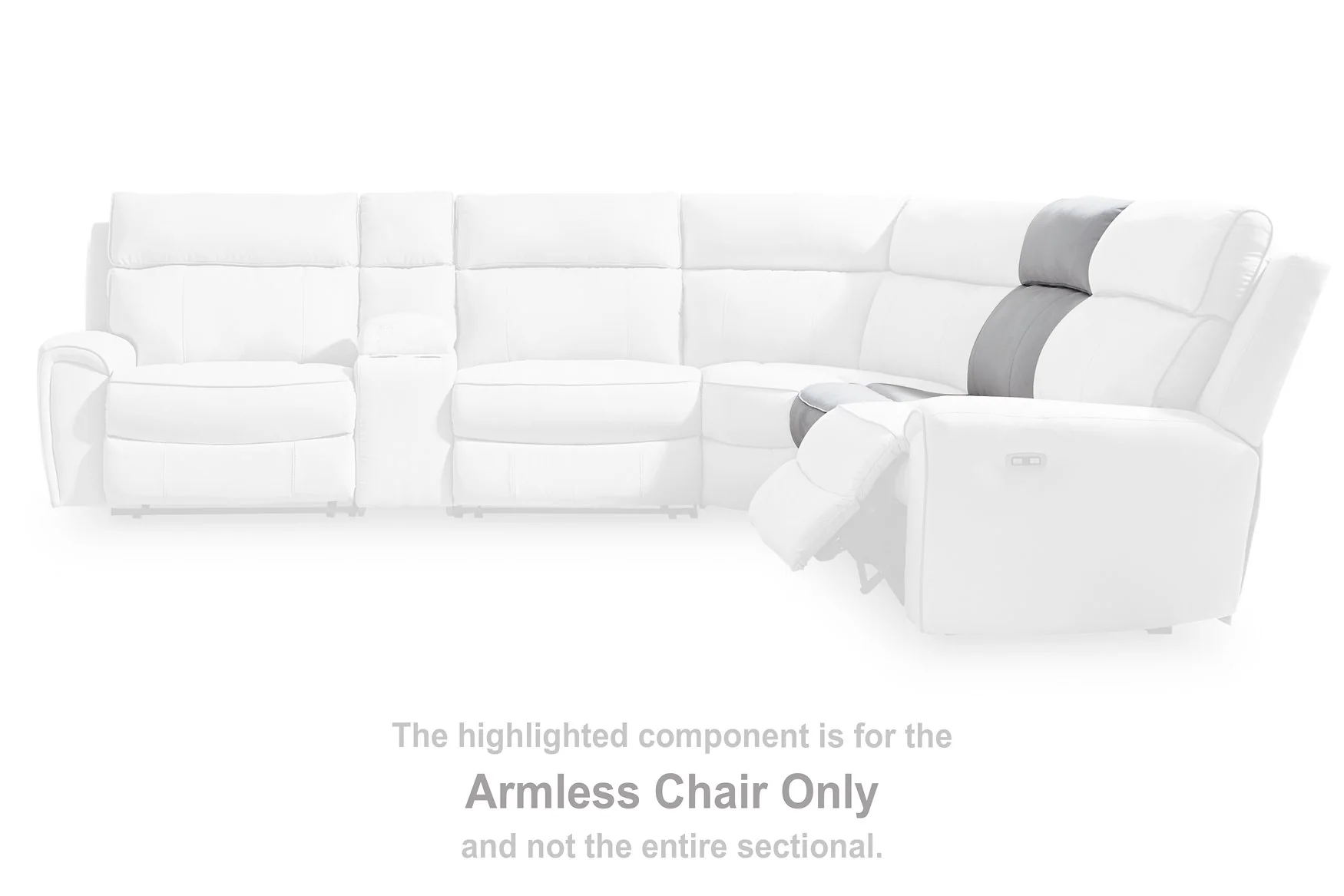 Social Pointe Reclining Sectional with Storage Console