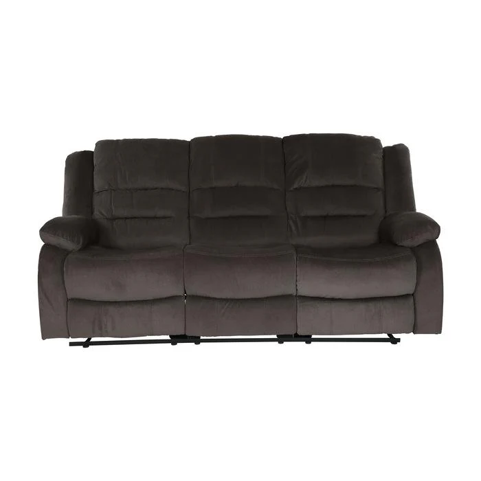 Jarita Double Reclining Sofa in Chocolate