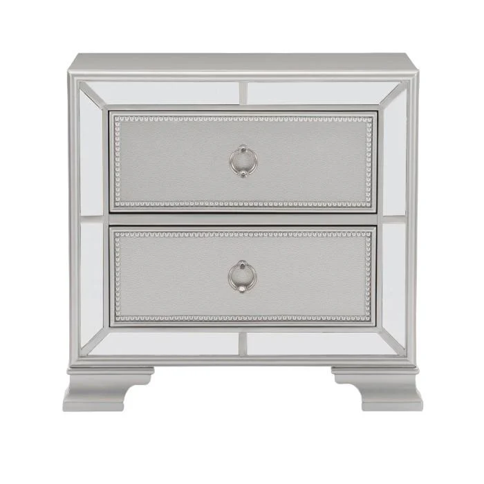 Avondale Nightstand in Silver 1646-4