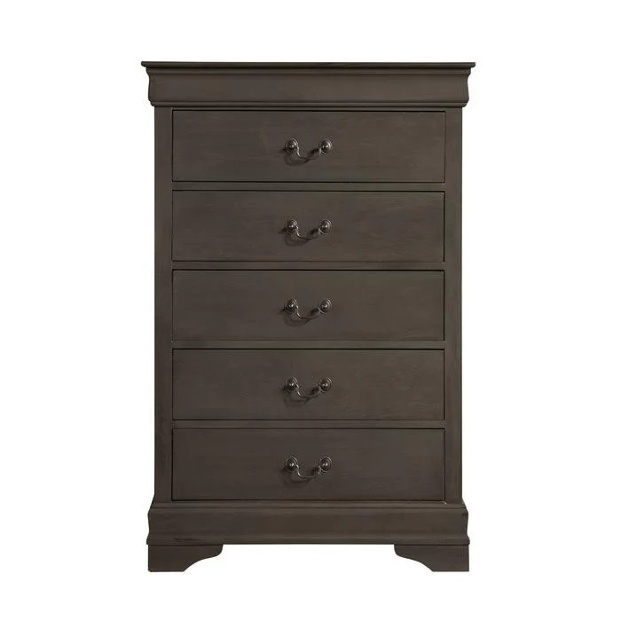 Mayville 5 Drawer Chest in Gray 2147SG-9