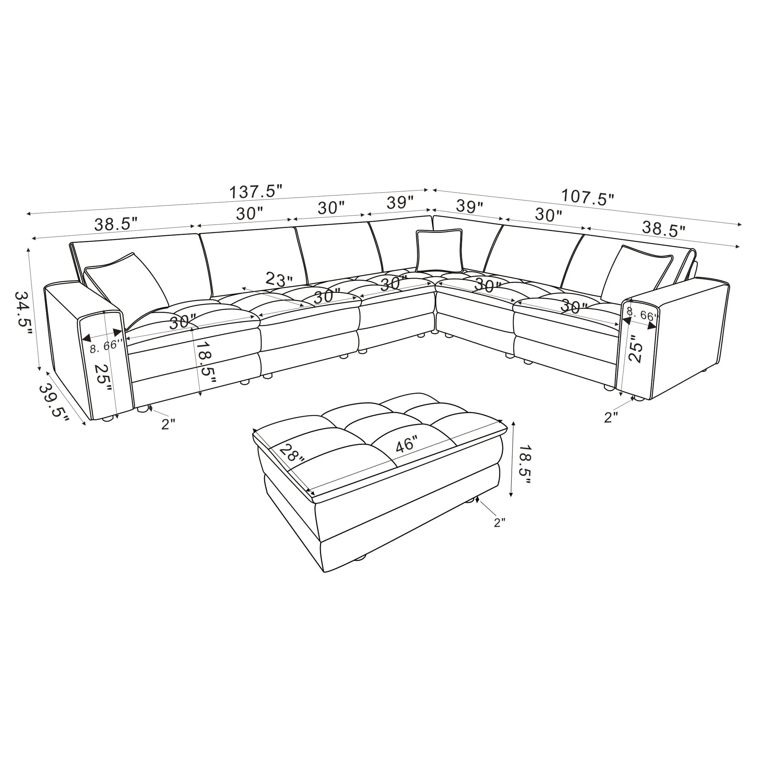Atlantic Modular Sectionals