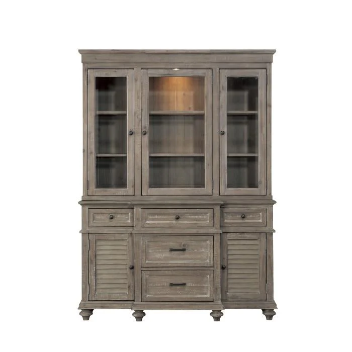 Cardano Buffet & Hutch in Light Brown 1689BR-50