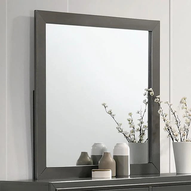 ALISON Mirror, Dark Walnut